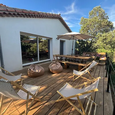 Grande Maison En Garrigue, 12 Personnes, Calme Total * Saint-Martin-de-Londres